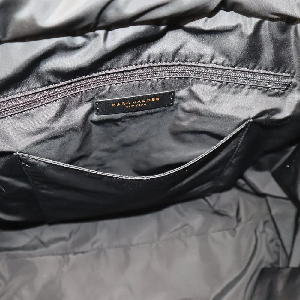 Marc Jacobs Crosby Quilted Diaper Black Nylon Baby Bag